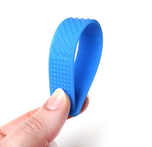 ARK Sensory Bookmark bøjes i hånd – fleksibelt fidget-redskab til sanselig regulering

