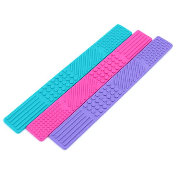 ARK Sensory Bookmark i turkis, pink og lilla unicorn– sansestimulerende bogmærker til fokus og læsning

