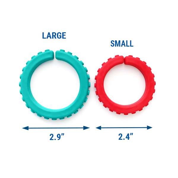 ARK Brick bidearmbånd large vs small – bidearmbånd i forskellige størrelser

