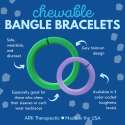 ARK Chew Bangle bidearmbånd funktioner – sansestimulerende armbånd til tyggebehov, oral stimulering og ro

