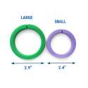 ARK Chew Bangle large vs small – bidearmbånd i forskellige størrelser


