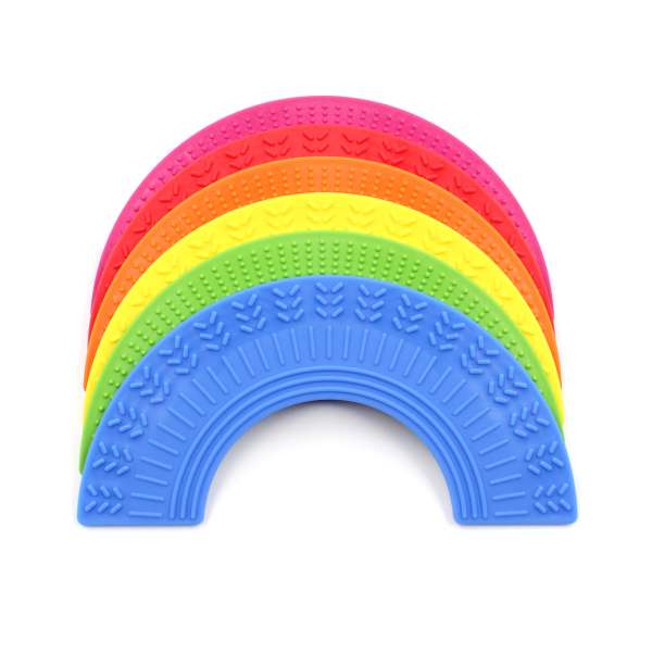 ARK Rainbow tyggeredskab i regnbuefarver – sansestimulerende bidelegetøj

