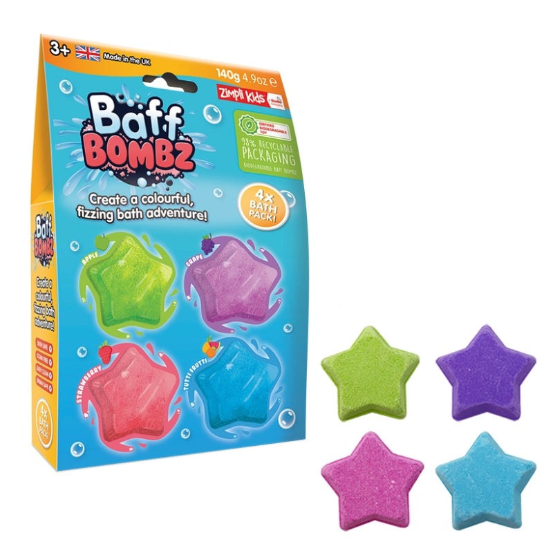 Billede af 4 stk. Bright Stars Baff bombz