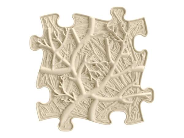 Sansegulv pastel beige plade – naturinspireret tekstur


