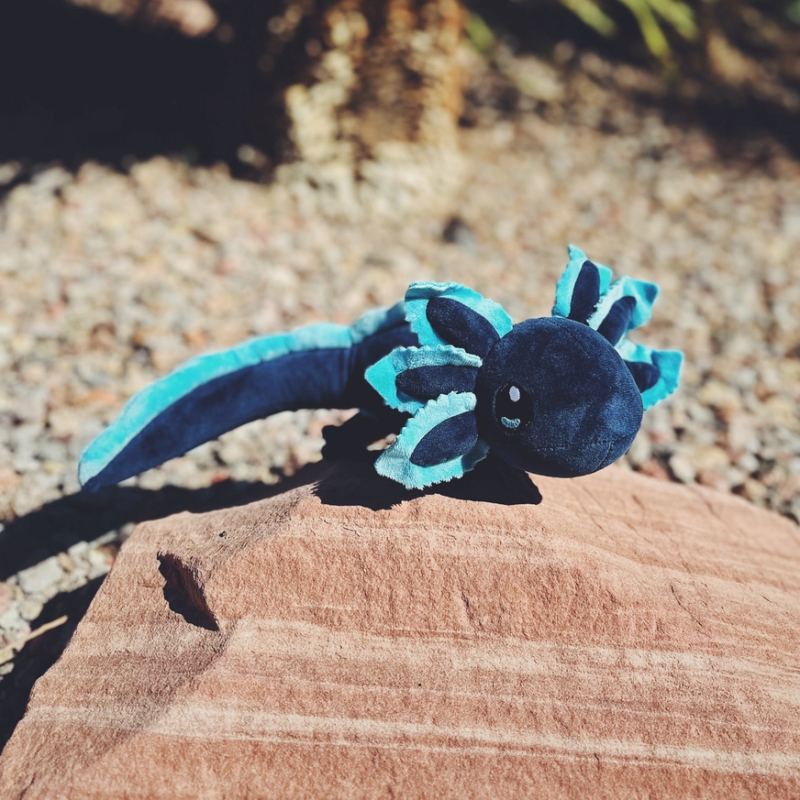 Bamse Axolotl Blå Lille
