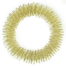  Akkupressur armbånd guld – stimulerer blodcirkulation

