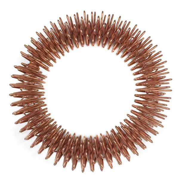  Akkupressur armbånd kobber – taktilt og fleksibelt design

