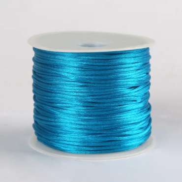 Smykkesnor Turkis 1 m – snor til smykkefremstilling