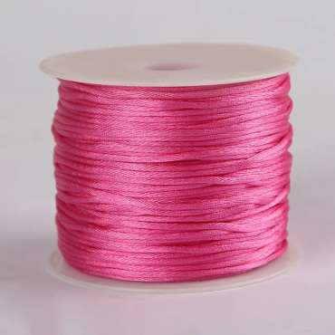 Smykkesnor pink 1 m – snor til smykkefremstilling