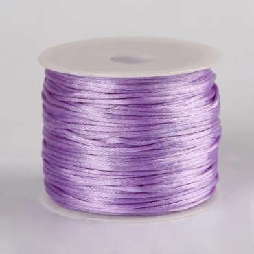 Smykkesnor lys lilla 1 m – snor til smykkefremstilling

