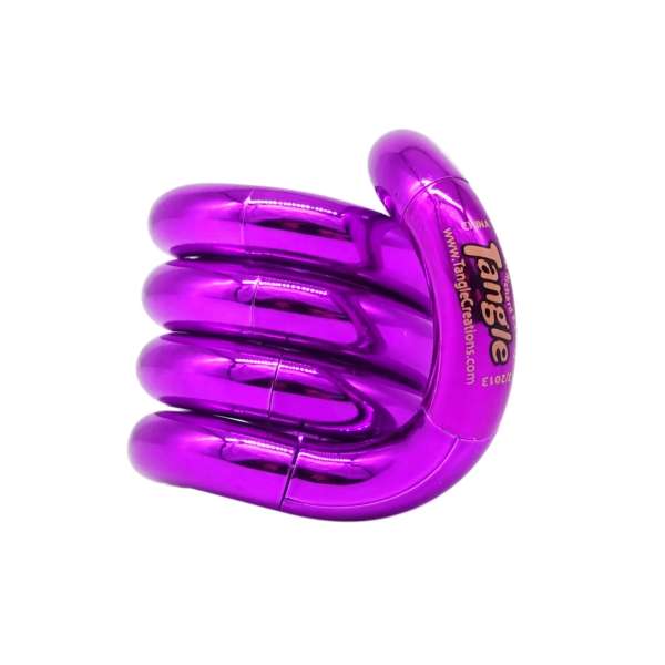 Tangle Jr. Metallic pink – blankt og drejeligt sanselegetøj

