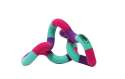 Tangle Jr. Fuzzies i pink, lilla og turkis – blødt og bevægeligt fidget

