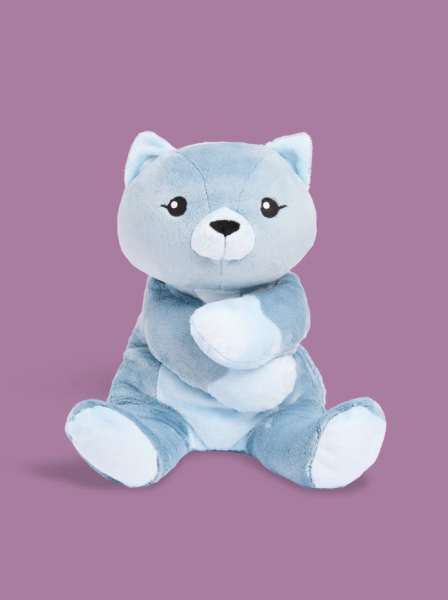 Katten Frankie tyngdebamse – blød bamse med vægt til ro og sanselig regulering

