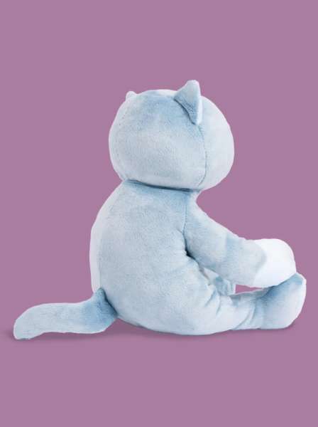 Katten Frankie bagfra – tyngdebamse med jævnt fordelt vægt

