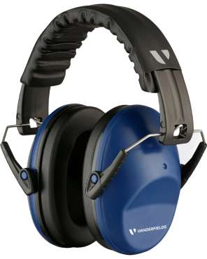 Høreværn til børn i mørkeblå – justerbare hørebeskyttere til støjreduktion


