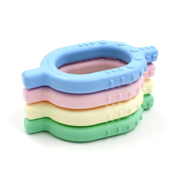 ARK Baby Grabber bidering i flere farver – bidelegetøj til baby til tandfrembrud og sansestimulering


