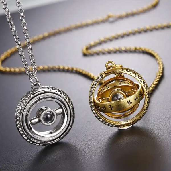 Fidget halskæde gyroskop i flere varianter – elegante designs

