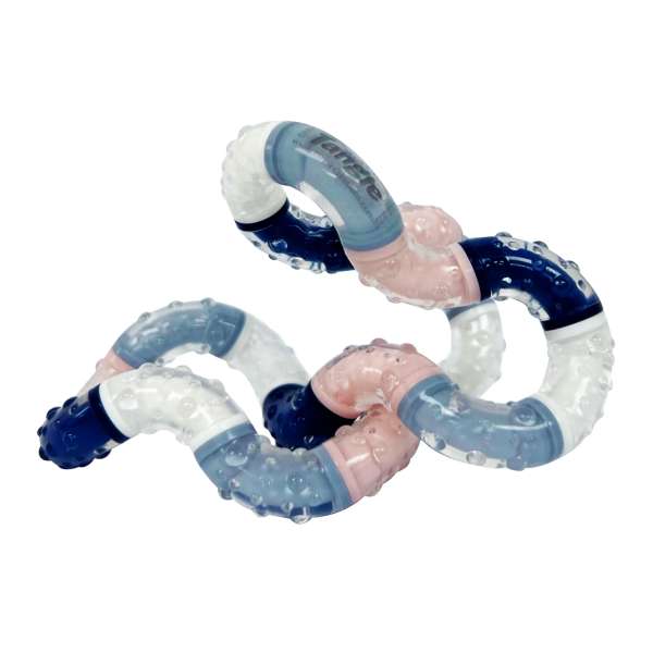 Tangle Relax Therapy i grå, rosa og mørkeblå – fleksibelt design

