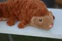 Sansebamse pangolin detalje – blød brun pels og naturtro design

