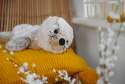 Sansebamse Warmies sæl på pude – blød bamse til hygge, ro og afslapning i hjemmet


