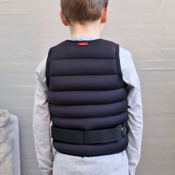 Rekyl vest bagfra – jævnt fordelt vægt til sanselig regulering

