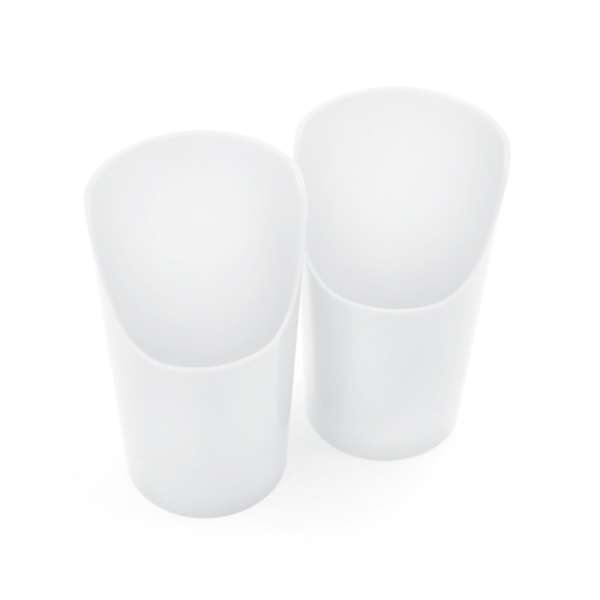 Flexi cup, Large i hvid