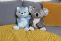 Katten Frankie og Koalaen Quinn – tyngdebamser til tryghed og sanselig støtte

