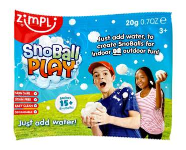 Zimpli SnoBall Play pose der laver kunstig sne til børn – vicca.dk

