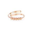 Anxiety ring minimalist, i farven rose gold
