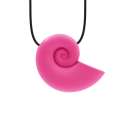 Hot Pink ARK Seashell – farverig bidehalskæde til tyggebehov

