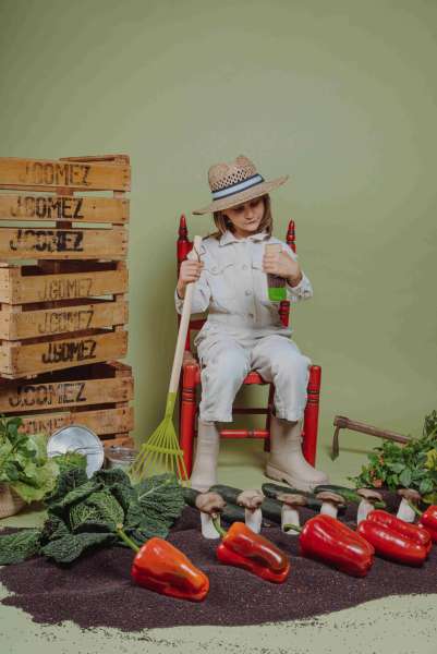 Se og find grøntsager sanseflaske til visuel opdagelsesleg