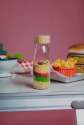 Sanseflaske lær om fastfood