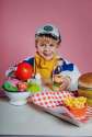 Sanseflaske lær om fastfood