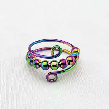 Anxiety ring, dobbelt, kamæleon