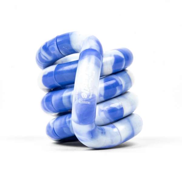 Tangle Jr. Marble blå – bevægeligt fidget til hænderne

