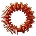 Akkupressur ring orange – fleksibel massage ring

