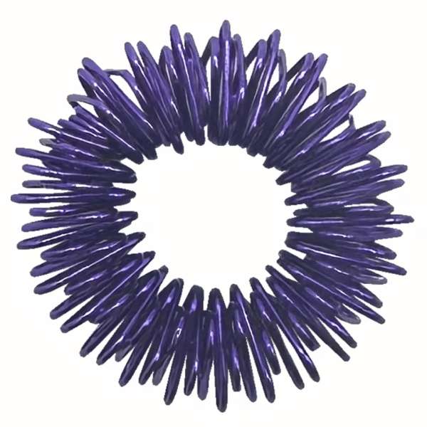 Akkupressur ring lilla – farverig massage ring

