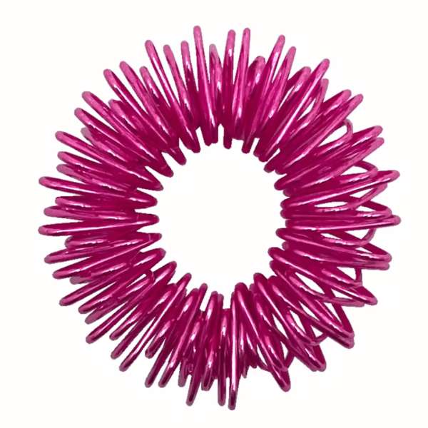 Akkupressur ring fuchsia – fleksibel og sansestimulerende

