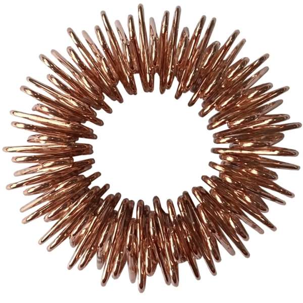 Akkupressur ring rosaguld – elegant og taktil ring

