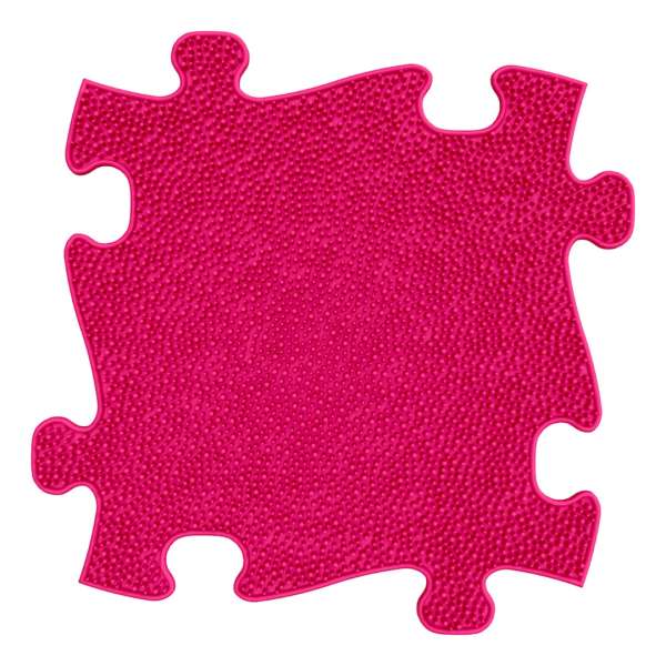Sansegulv pink brik – blød gulvflise med fin struktur

