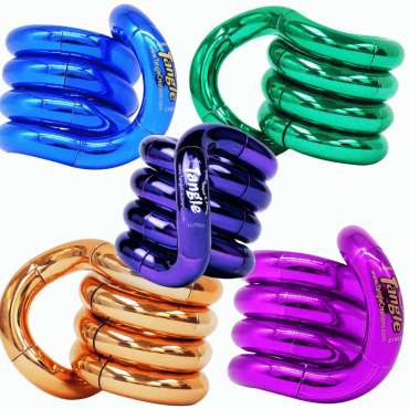 Tangle Jr. Metallic – fidget legetøj i metalliske farver

