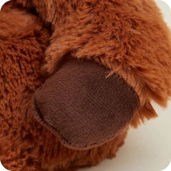 Warmies højlandsko pote close-up – detaljeret design


