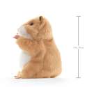 Fingerbamse hamster fra siden – detaljeret fingerdukke til fantasifuld leg

