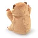 Fingerbamse hamster bagfra – naturtro fingerdukke til rolleleg

