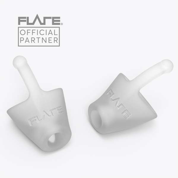 Flare Calmer transparente ørepropper – diskret løsning til støjfølsomhed og ro


