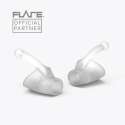 
Flare Calmer Kids transparente ørepropper close-up – detaljeret design

