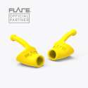 
Flare Calmer Kids gule ørepropper close-up – detaljeret design

