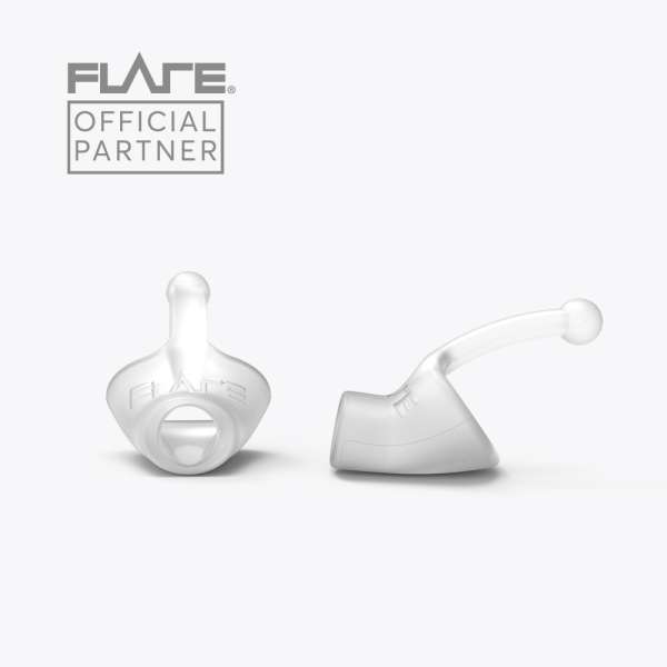 
Flare Calmer Kids transparent – bløde og komfortable ørepropper

