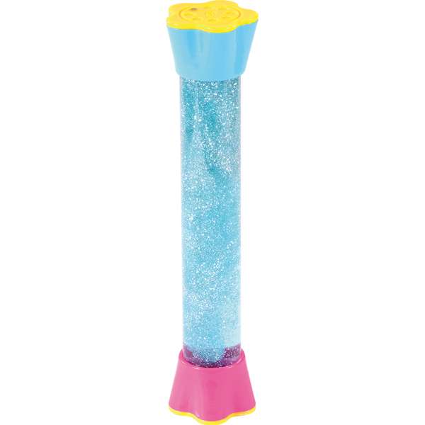Sanserør med blåt glitter