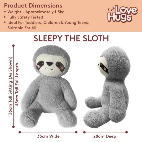 Her kan man se mål på Dovendyret Sleepy